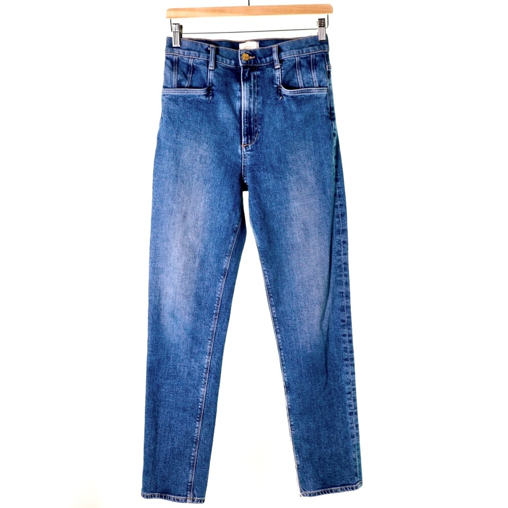 Favorite Daughter Jordie Super High Waist Straight Leg Jeans Womens 28 USA
